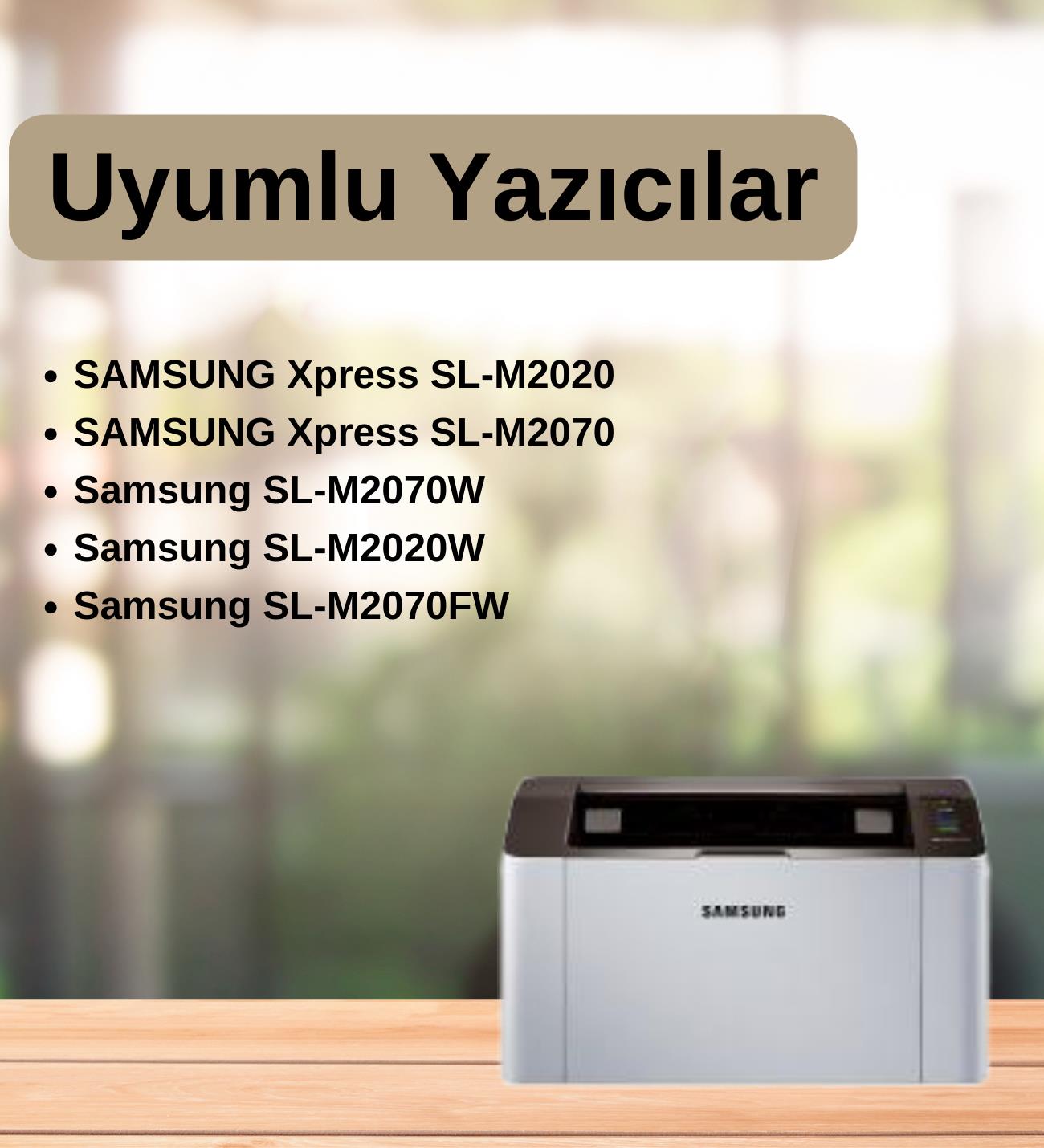 Samsung Xpress Sl M2020-2070Fw - Mlt D111S Muadil Toneri - Çipli Samsung Xpress Sl M2020-2070Fw - Mlt D111S Muadil Toneri - Çipli